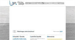 Desktop Screenshot of groupehydrocanal.com