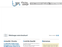 Tablet Screenshot of groupehydrocanal.com